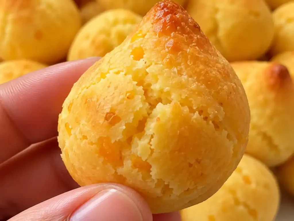Pãozinhos de polvilho e mussarela (2 ingredientes)