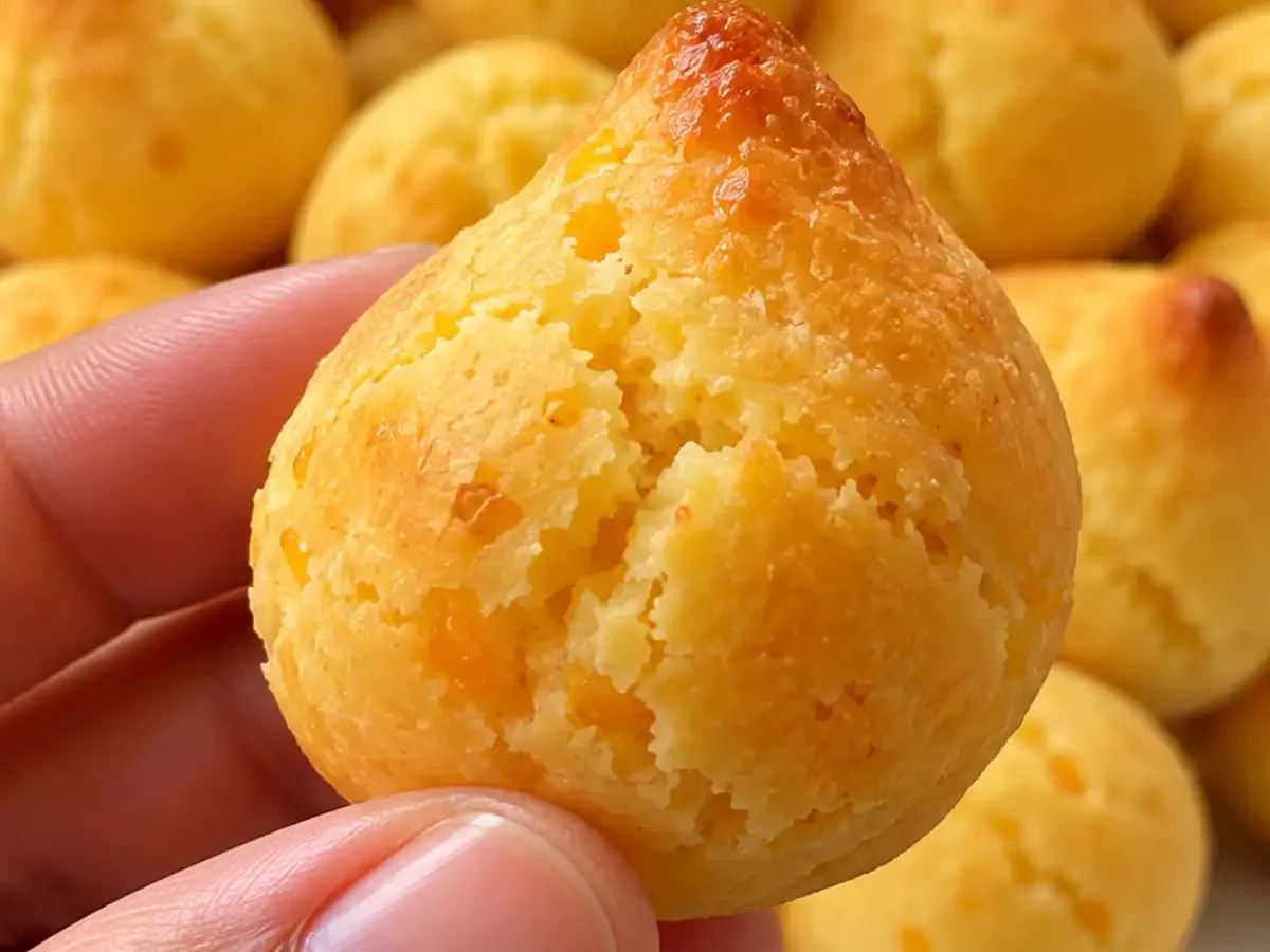 Pãozinhos de polvilho e mussarela (2 ingredientes)