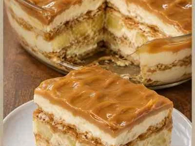 Pavê de Abacaxi com Doce de Leite