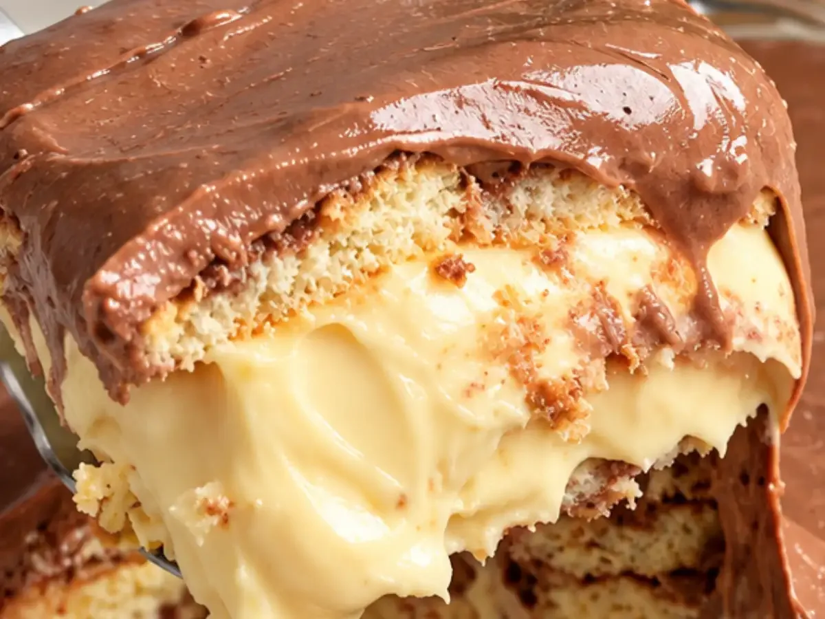 Pavê de Baunilha e Chocolate (Prático e Cremoso)