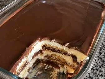 Pavê de Leite em Pó com Chocolate