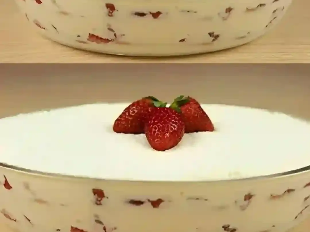 Pavê de Leite Ninho com Morango