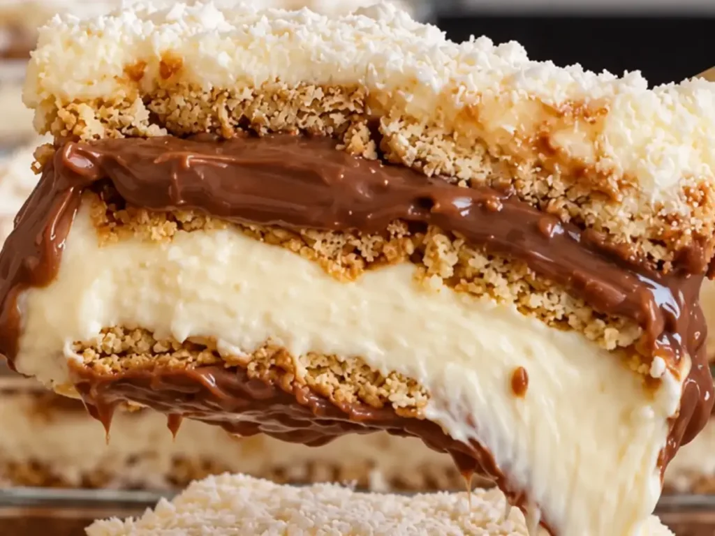 Pavê Gelado de Nata com Nutella