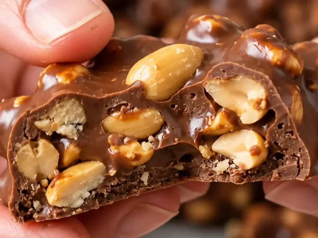 Pé de Moleque de Brigadeiro Crocante