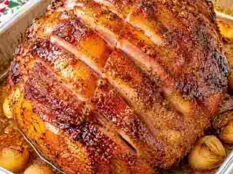 Pernil Assado Suculento, Temperado e Dourado