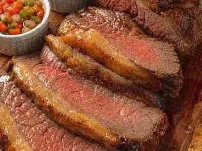 Picanha Assada no Forno com Crosta de Sal