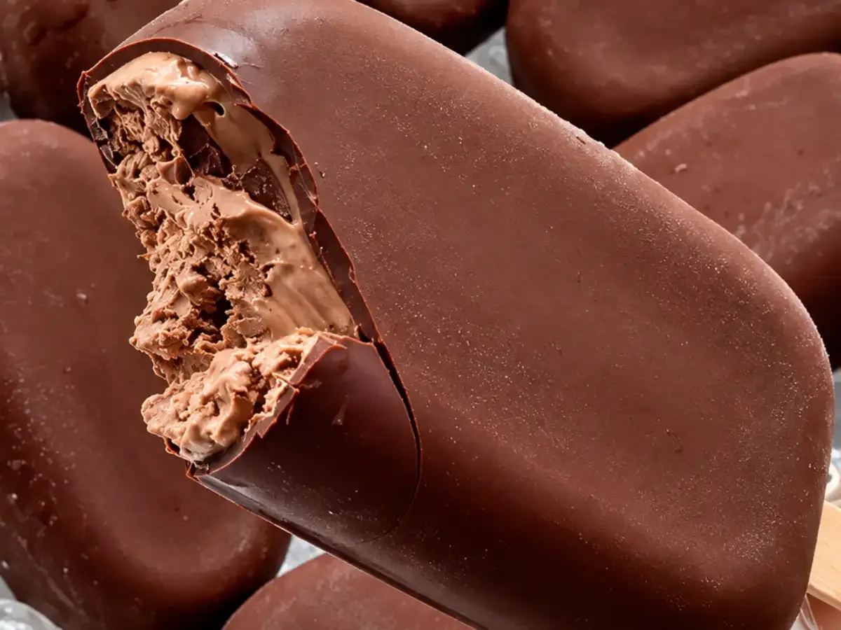 Picolé de Chocolate Crocante (estilo Magnum)