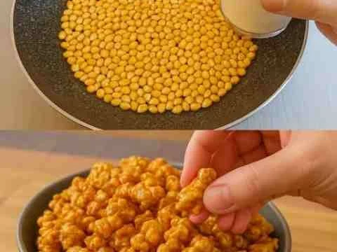 Pipoca Doce Caramelizada Supercrocante e Cremosa