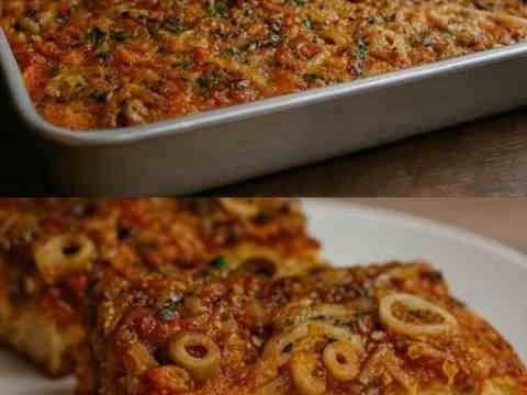 Pizza de Sardinha Retrô de Assadeira
