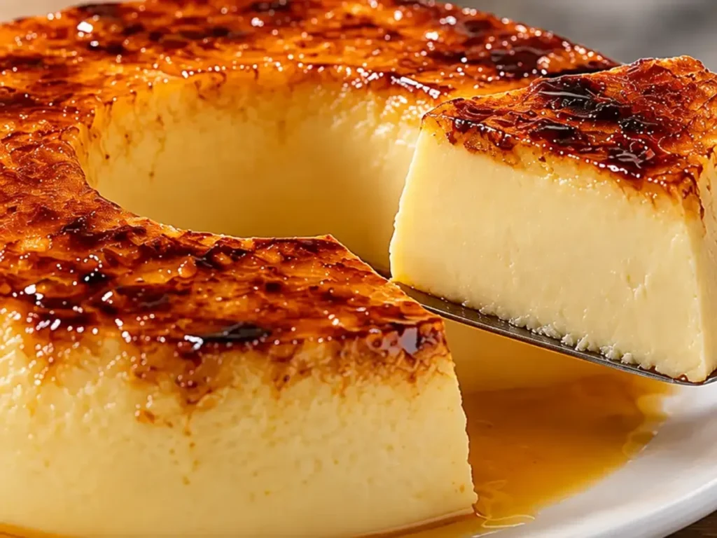Pudim Brûlée: Pudim Cremoso com Casquinha de Caramelo Crocante
