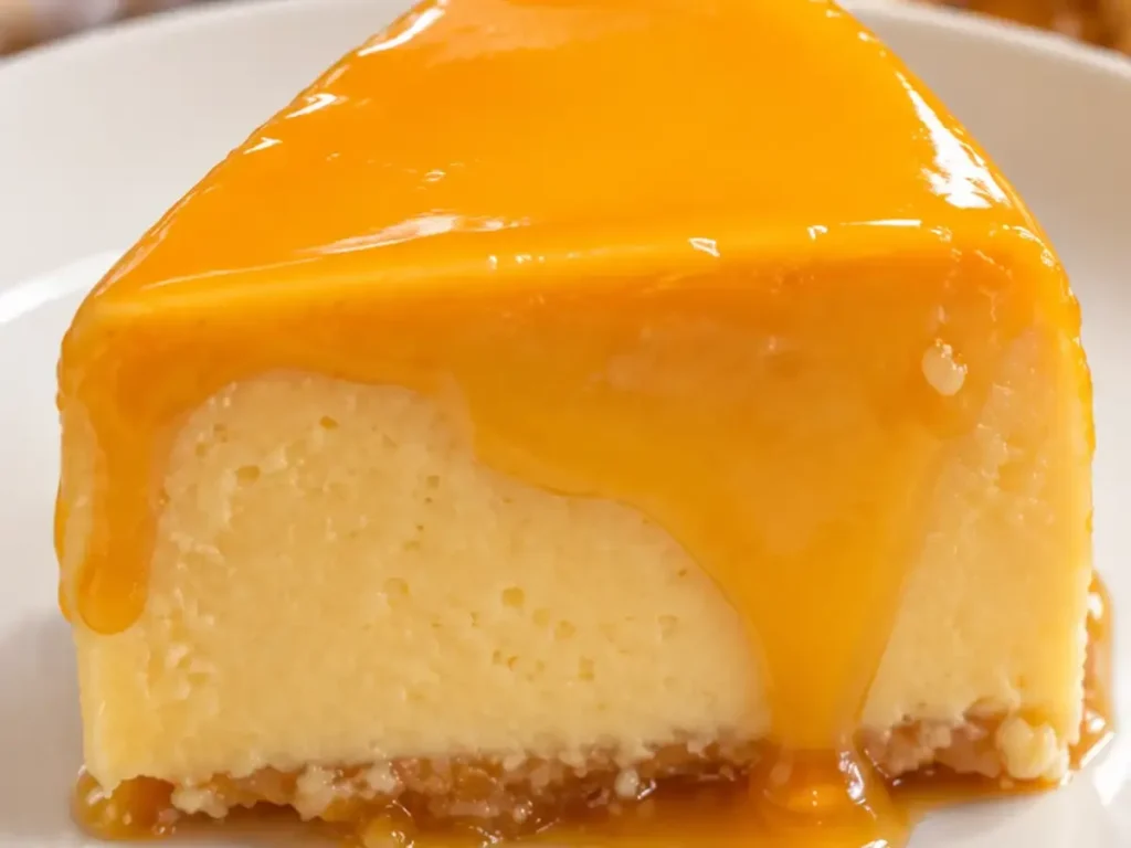 Pudim Cremoso de Laranja (sem forno)