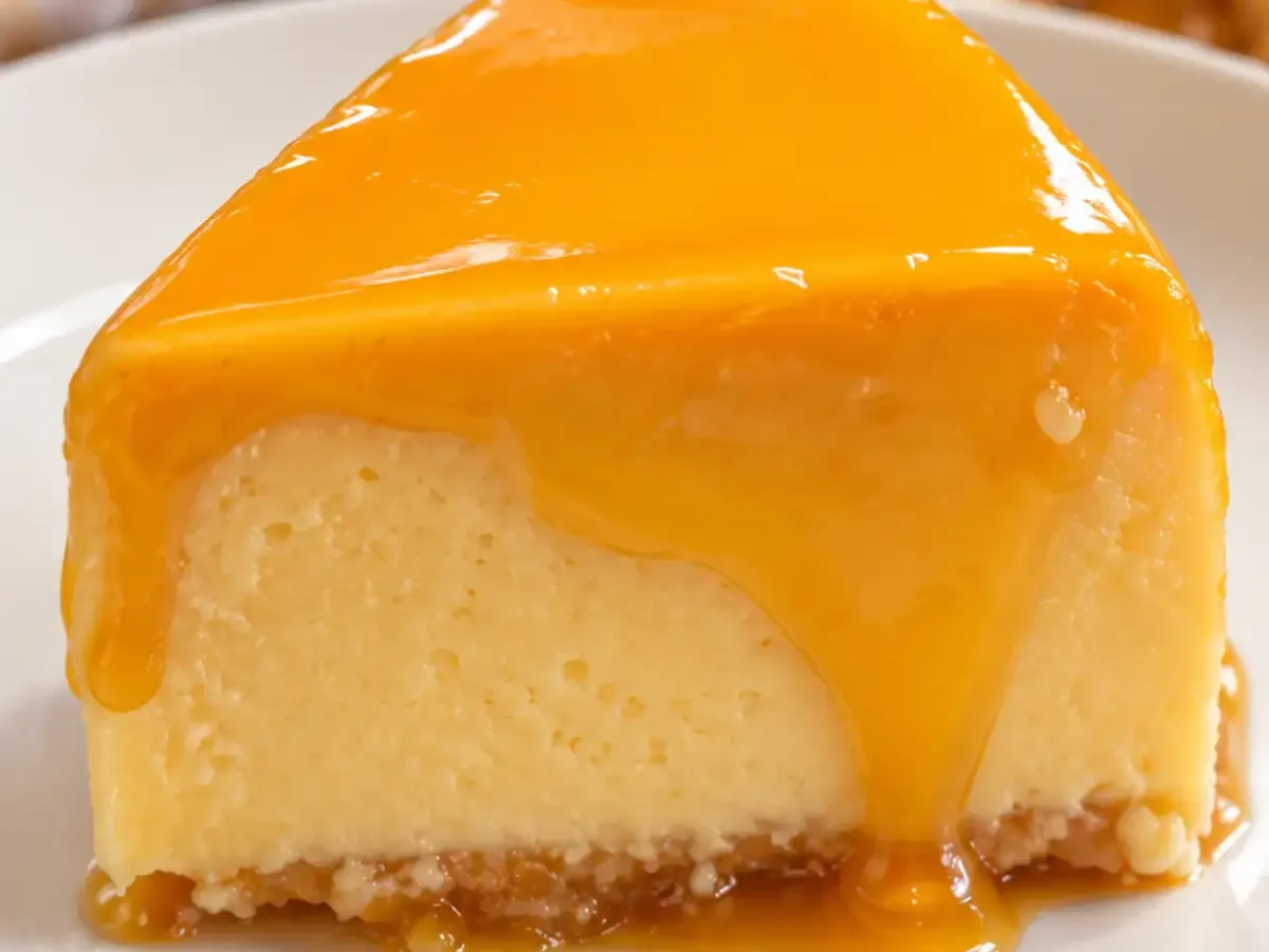 Pudim Cremoso de Laranja (sem forno)