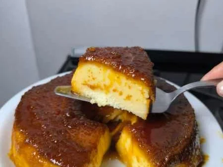 Pudim de Pão Cremoso com Coco
