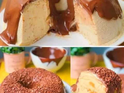 Pudim de Sorvete de Paçoca