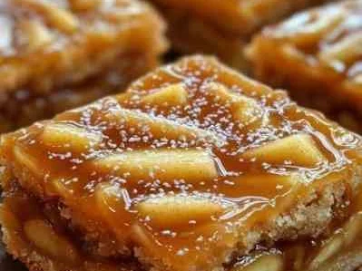Quadradinhos de Maçã com Caramelo