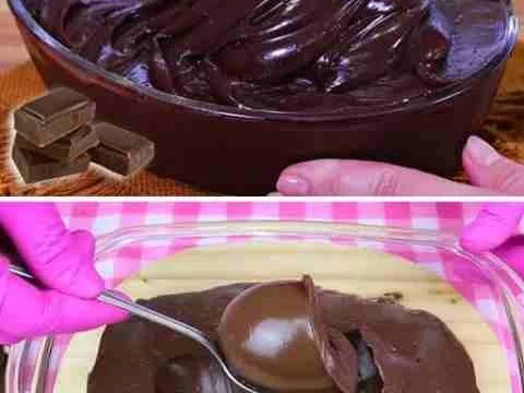 Recheio Cremoso de Chocolate para Bolos