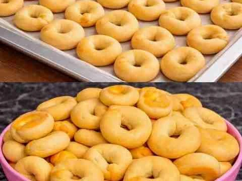 Rosquinhas de Amido (3 Ingredientes)
