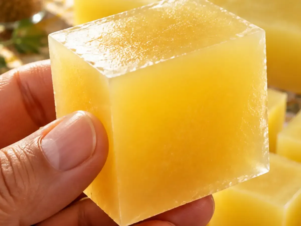Sabão caseiro de sebo bovino (rendimento ~10 kg)