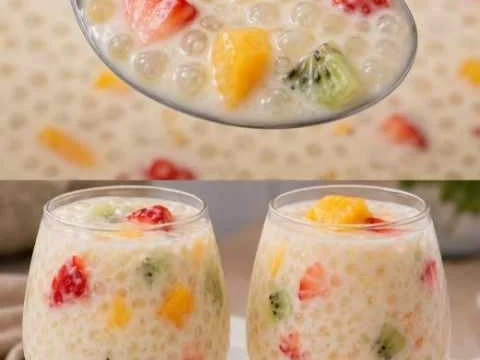 Sagu de Frutas (Calda de Uva)
