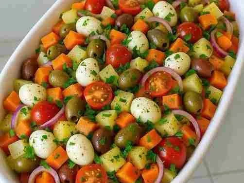 Salada Colorida Simples