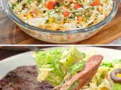 Salada Mista Simples e Fresca