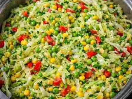 Salada Morna de Repolho Crocante