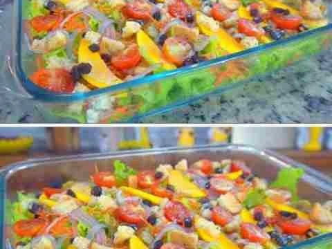 Salada que aprendi na Europa