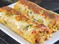 Salgado de Batata com Ovo na Frigideira