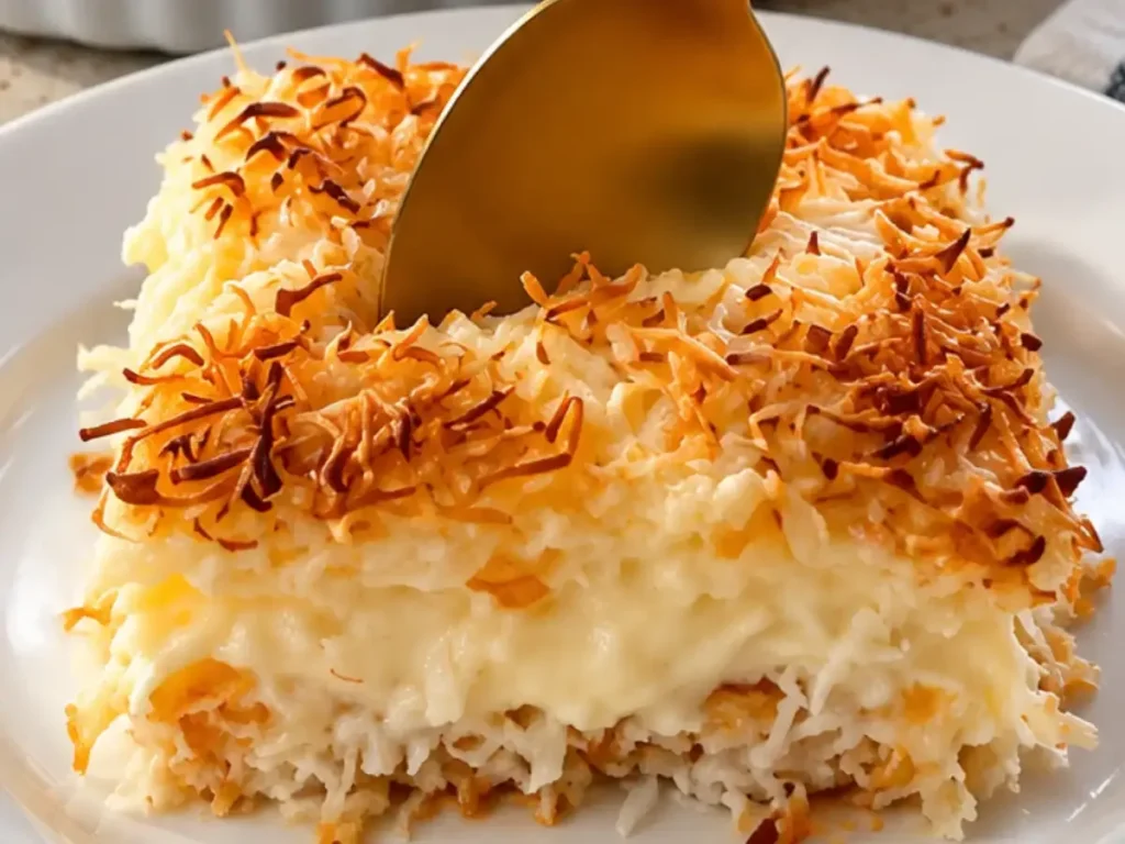 Sobremesa Cremosa de Coco com Leite Condensado