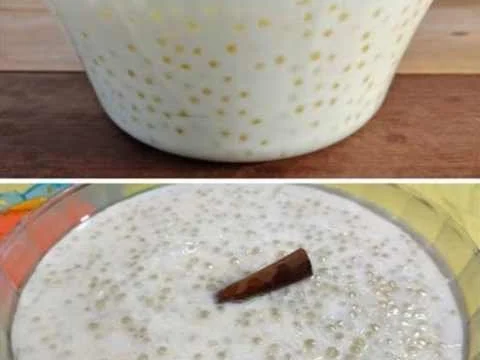 Sobremesa de coco cremosa
