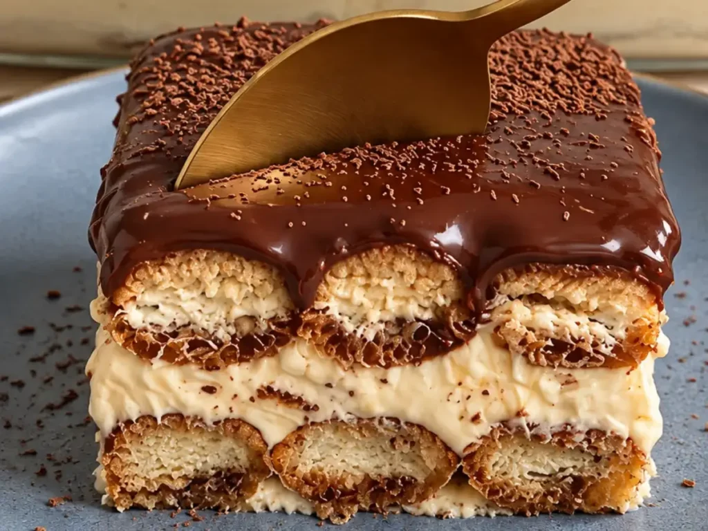 Sobremesa Gelada de Leite Ninho com Chocolate