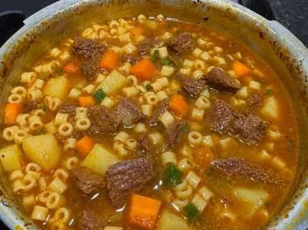 Sopa deliciosa caseira