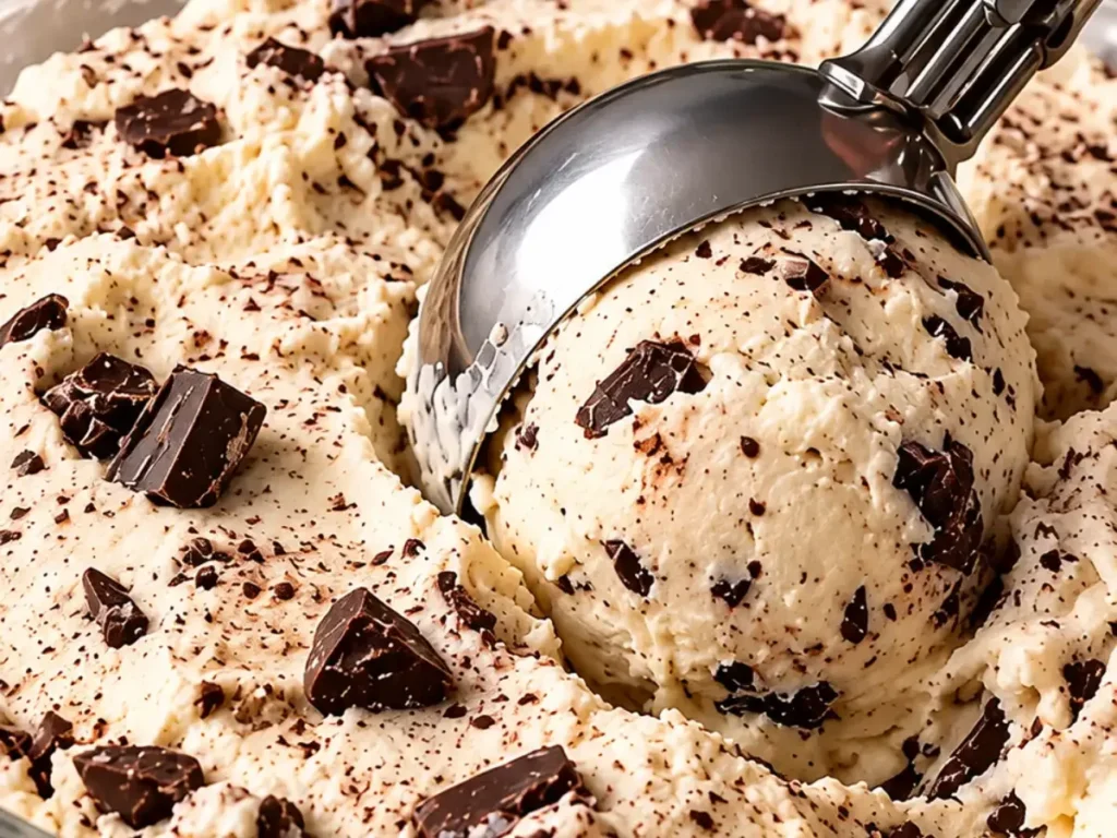 Sorvete de Leite Ninho com Flocos de Chocolate