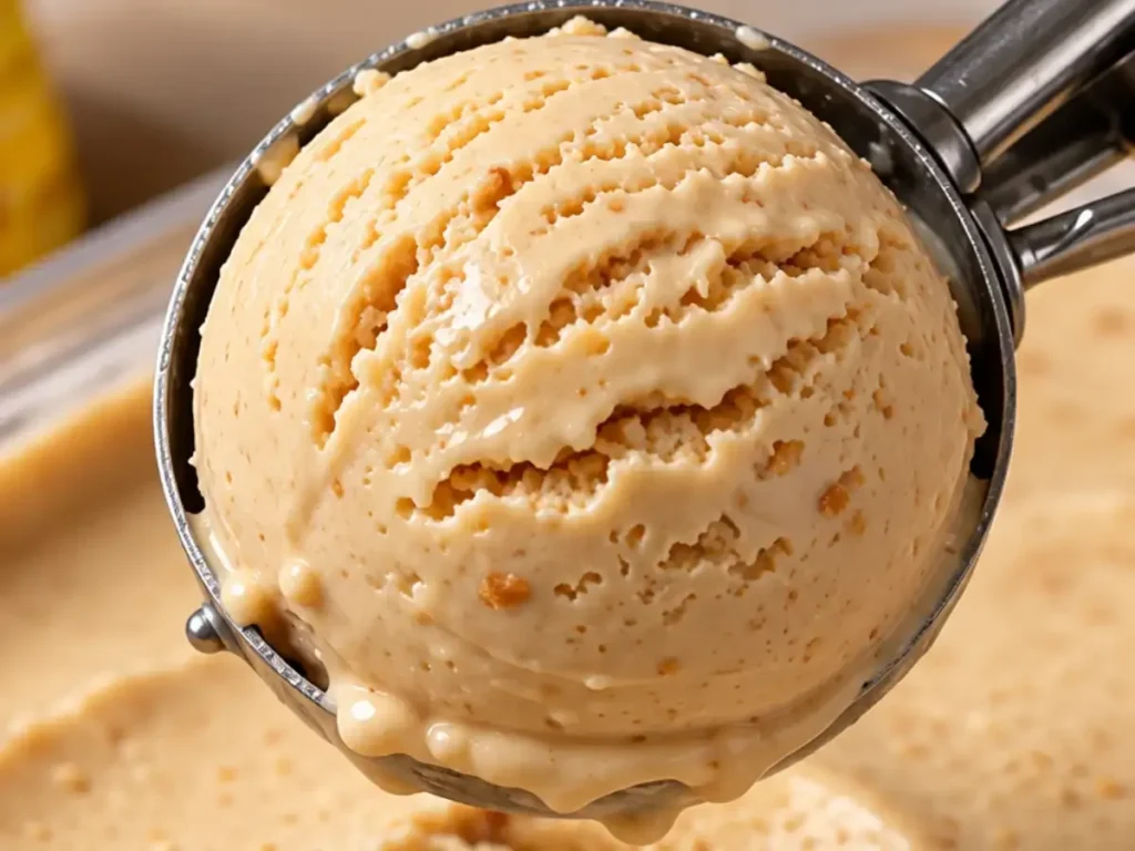 Sorvete de Paçoca Cremoso Caseiro