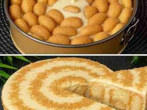 Torta Cremosa de Biscoito