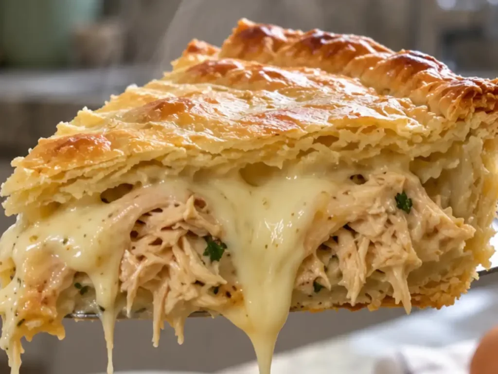 Torta Cremosa de Liquidificador com Frango que Derrete na Boca