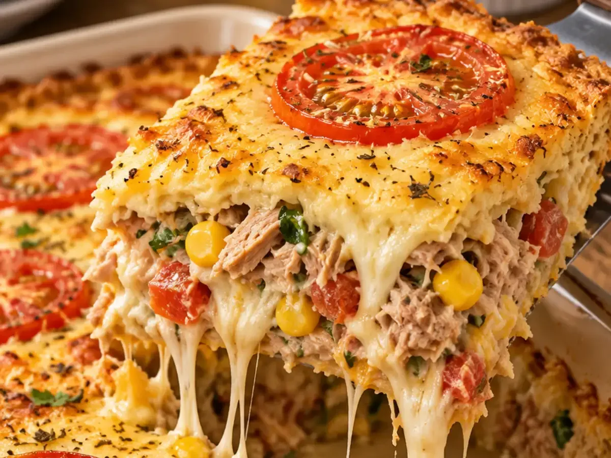 Torta de Atum Super Recheada