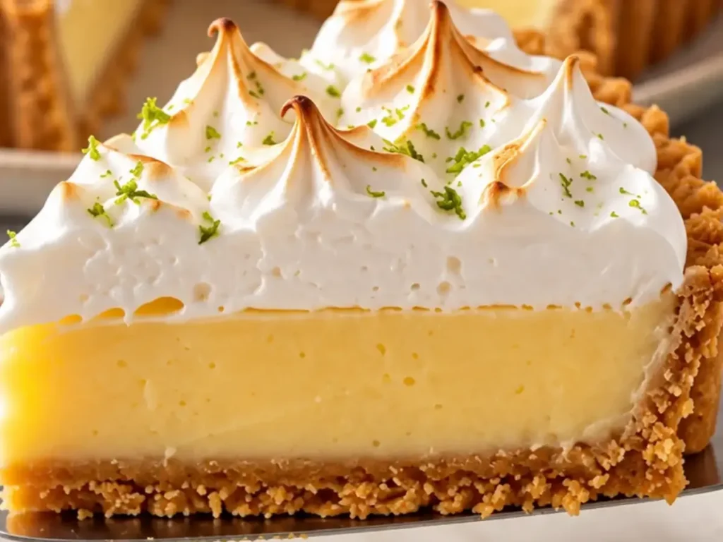 Torta de Limão com Bolacha Maisena e Merengue