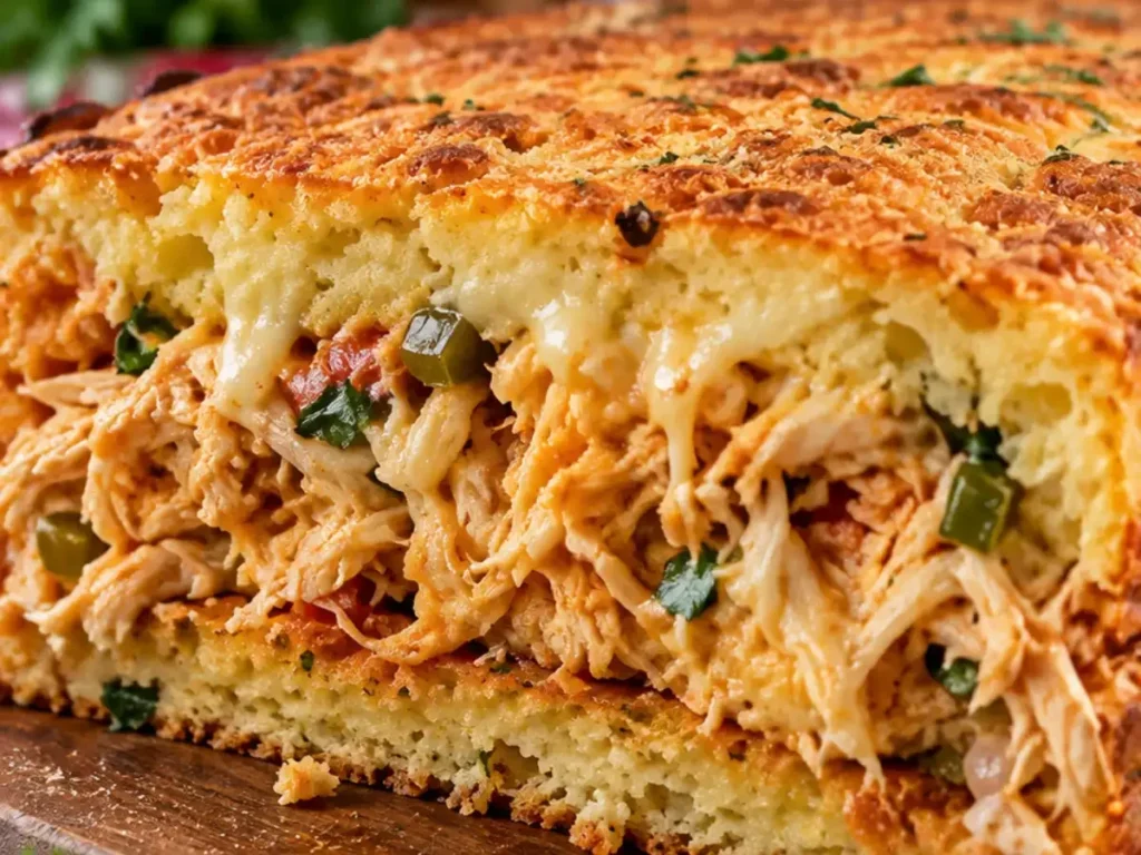 Torta salgada de frango mega fofinha