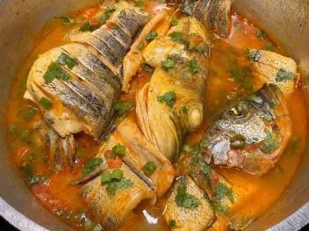 Tucunaré cozido perfeito