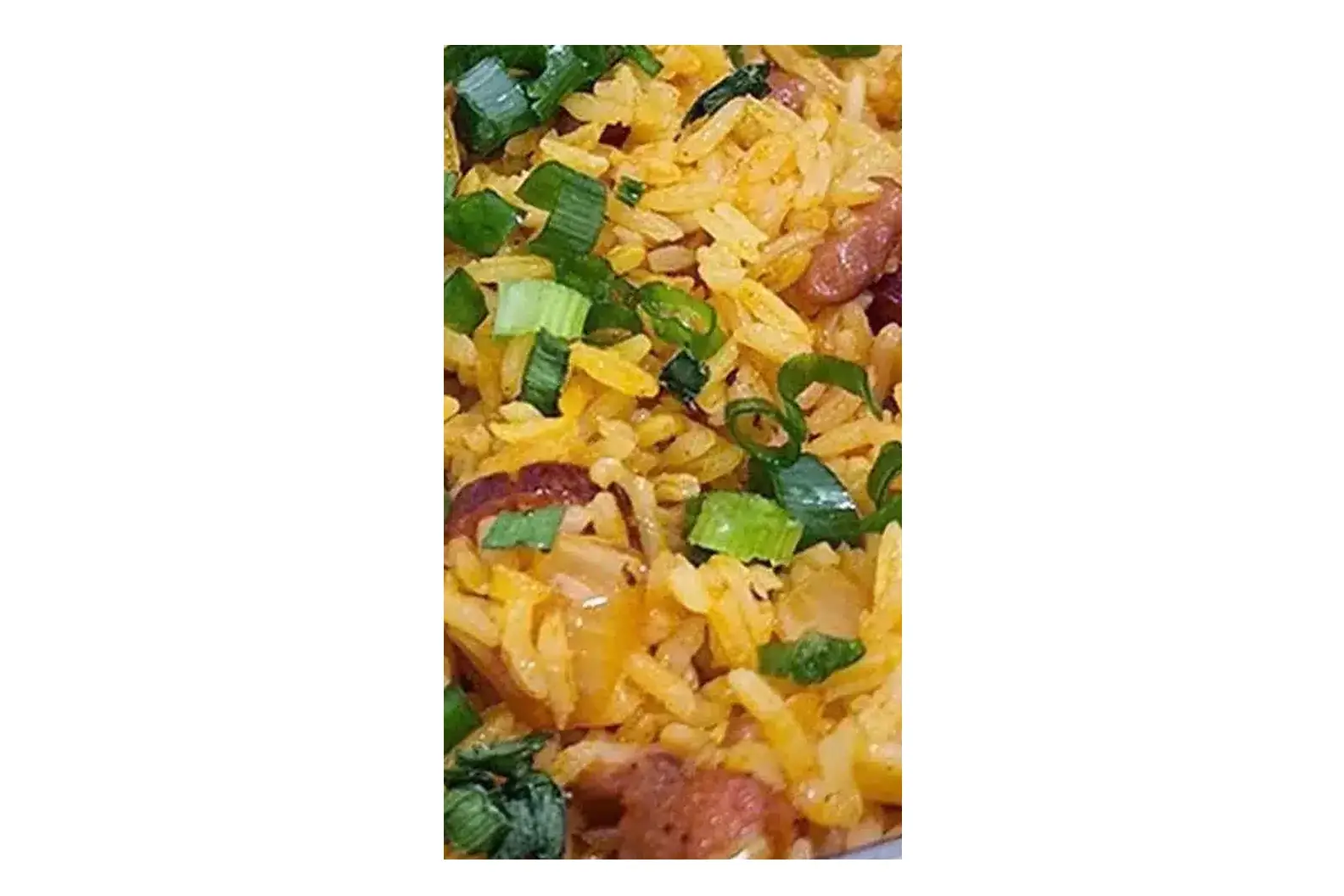 Arroz Soltinho com Bacon e Linguiça